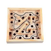 H&SY&P Children Rocking and Rolling Balls Wooden Maze Game Balance Exercise Educational Toys