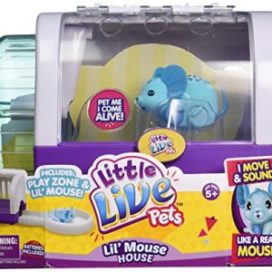 Little Live Pets "Series 2 L'il Mouse House" Playset - Blue