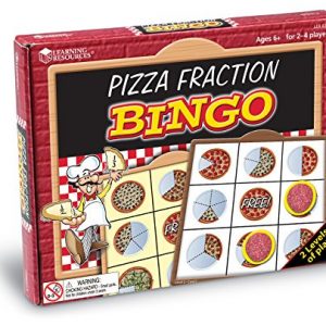 Learning Resources Pizza Fraction Bingo