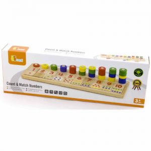 Viga Wooden Count & Match Numbers