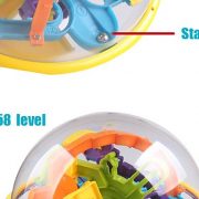 FYQ& New 3D Magic Intellect Maze Ball 158 Level Kids Children Balance Logic Ability Puzzle Game Educational Training Tools
