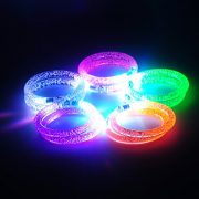 Ecrocy Colorful Electronic LED Flash Bracelet Pack of 10