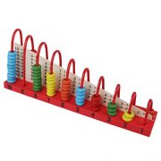 Kids Educational Intelligence Toy Wood Abacus Maths Counters