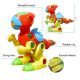 YIXIN Set of 2 Dinosaur Assembly Disassembly Toy and Pull Toys for Kids 3 Years Old with Screw Nuts