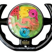 FYQ& New 3D Music Magic Maze Ball Steering Wheel Intellect Children's Educational Toys Orbit Game Intelligence Christmas Gift