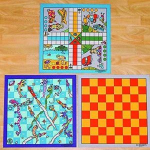 Kids Educational Learning Aid Large Board Games Square Compendium 50 x 50 cm