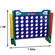 Giant Up 4 it, genuinely giant garden connect 4 counters in a row game , 1.1m tall