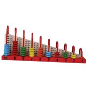 Kids Educational Intelligence Toy Wood Abacus Maths Counters