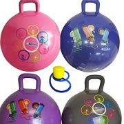 Bintiva Hippity Hop 45 Cm Including Free Foot Pump, For Children Ages 3-6 Space Hopper, Hop Ball Bouncing Toy 1 Ball