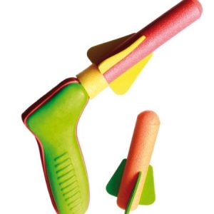 Boys Boy Child Children - Hours Of Fun & Enjoyment, Gun with 2 Foam Rockets - Great Idea for Christmas Xmas Top Up, Stocking Filler Gift Games & Toys Age 5+ - One Supplied