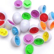 Tonsee 6x Eggs Shape Training Puzzle Smart Kids Baby Toy Matching Learning Wisdom random color