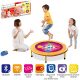 ViVo© Kids Dancing Trampoline Game with Sounds and Music the perfect workout mini-trampoline mat for any child and hours of fun educational light, shapes, co-ordination - Bluetooth and Wifi Compatible, works with iPhone / Android / Spotify / Apple Music / iTunes