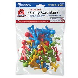 Learning Resources All About Me Family Counters (Set of 24)