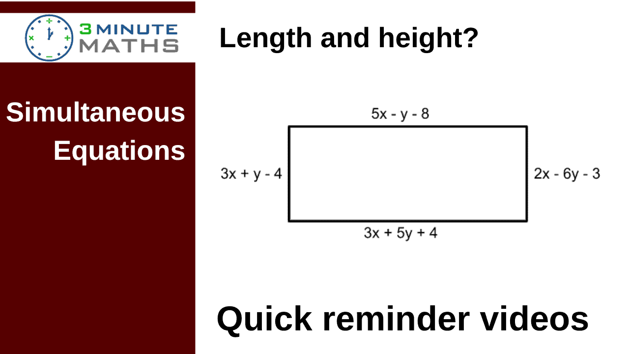 How To Solve Simultaneous Linear Equations Using Algebra