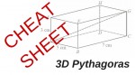 How to work out 3D Pythagoras