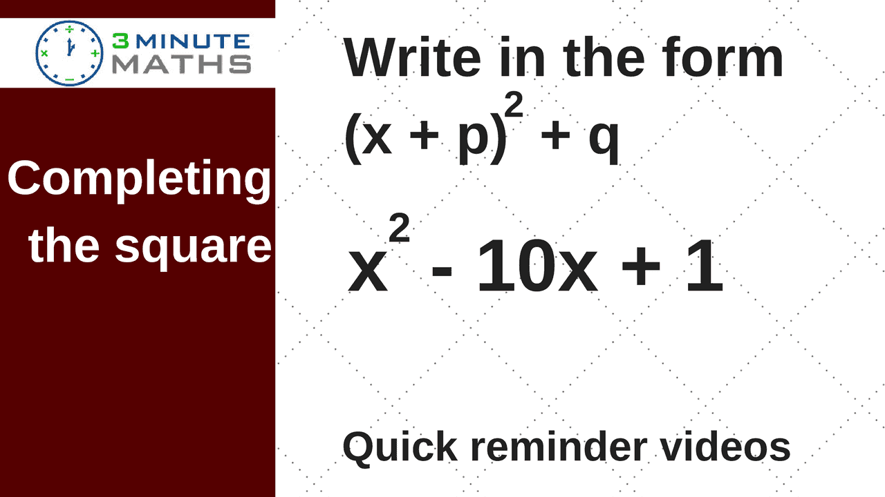 a exam maths questions level Square 9  to Level GCSE  Maths Completing the 6