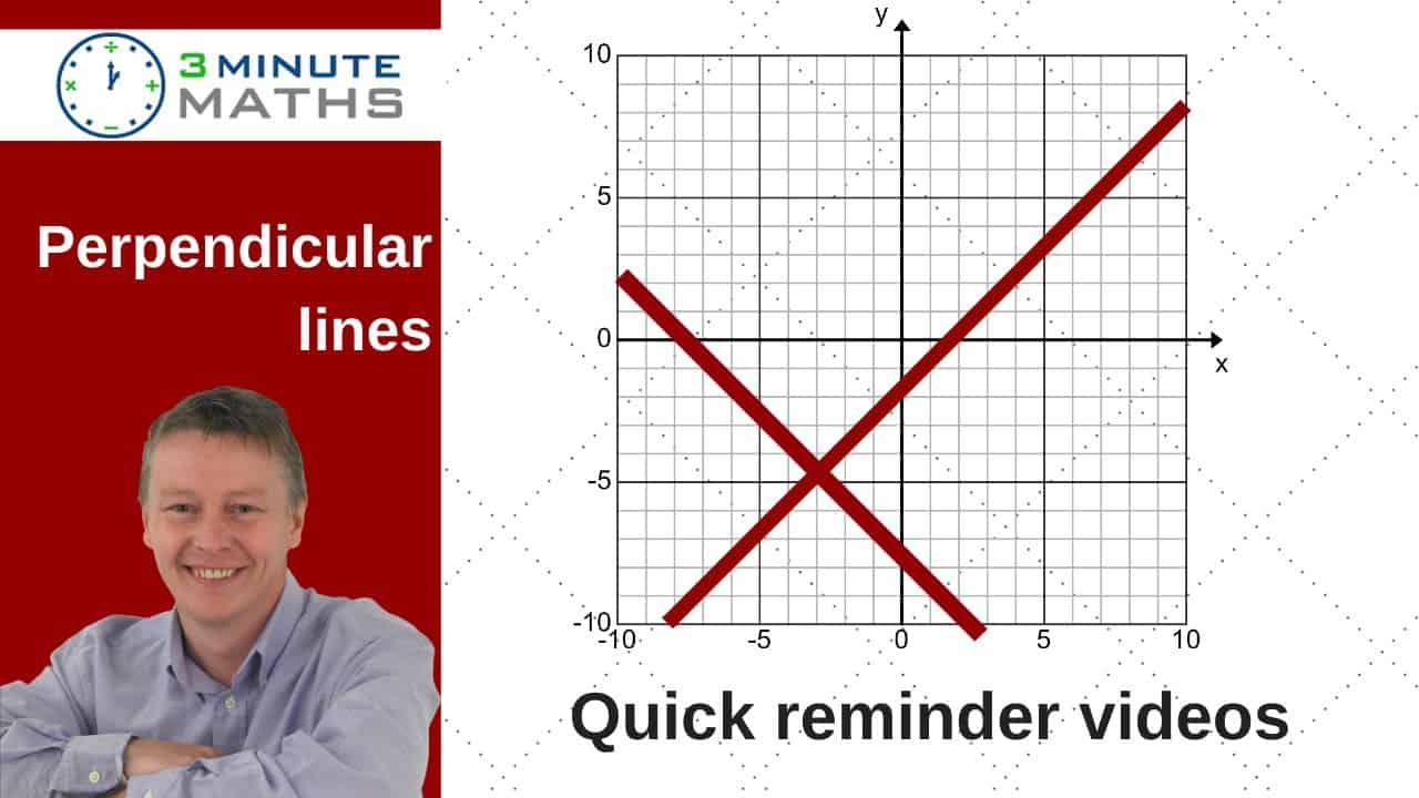 Perpendicular Lines Gcse Maths With Video And Worksheet 3029