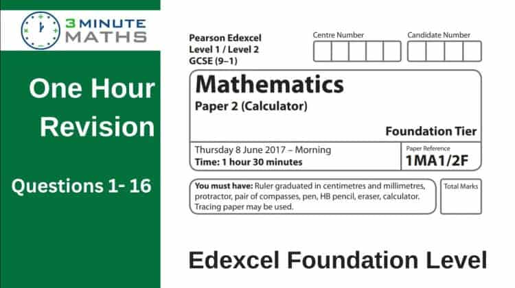 Edexcel practice papers Archives - 3 Minute Maths