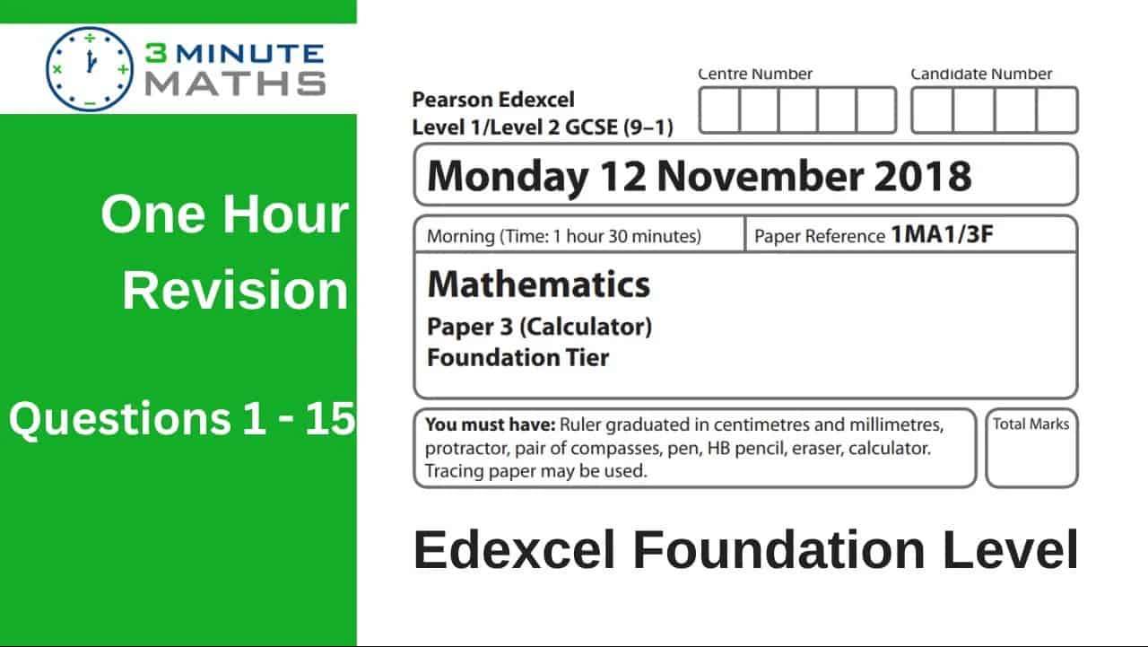 foundation-maths-revision-gcse-calculator-paper